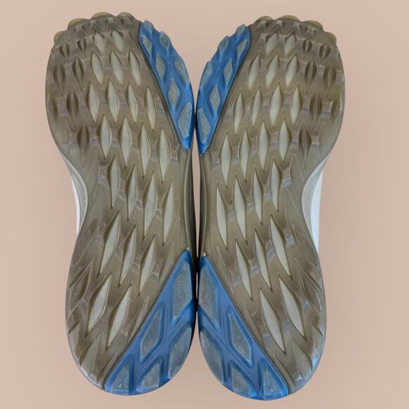 Ecco Biom Mens Hybrid Leather Gortex Spikeless Golf Shoes Size 10 Wide Blue Gray - Picture 6 of 14